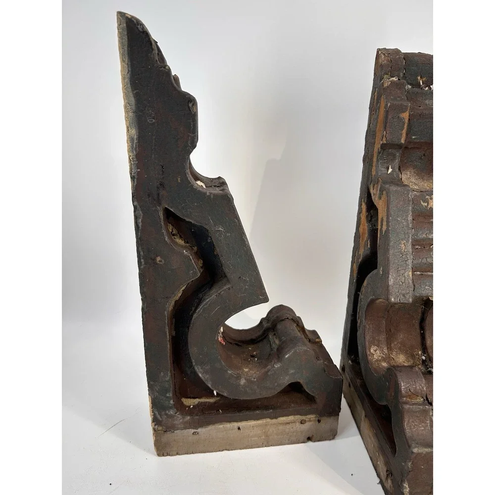Antique Victorian Style Corbels Shelf Counter Brackets Architectural Salvage 16
